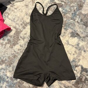 Black Sleeveless Romper